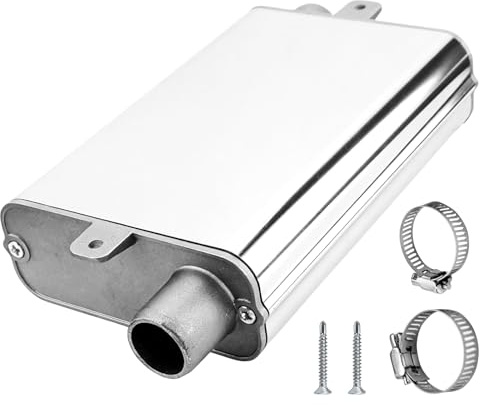 24 mm Abgasschlauch Schalldämpfer, Edelstahl Standheizung Schalldämpfer Für Eberspacher/Webasto Diesel Luft Standheizung