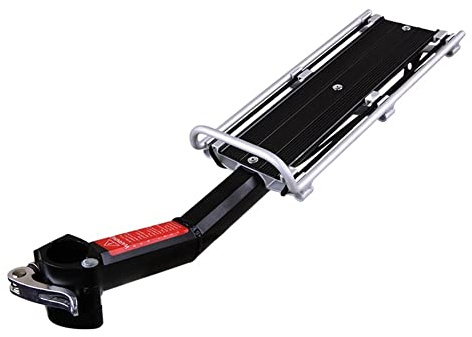 GepäCkträGer Fahrradgepäckträger Fahrradträger Gepäckträger Schnellspanner Einstellbare Legierung Fahrradgepäck Gepäckträger Sattelstütze Tasche Fahrrad GepäCkträGer