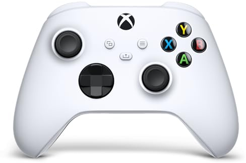 XBOX Wireless Gaming Controller | Robot White | Consoles, PCs, TVs, mobile, and more | Textured Grip | Wireless, Bluetooth, USB-C Connectivity