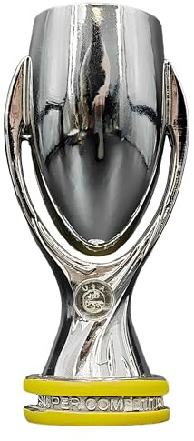 MIAOWR Mini Europa Super Cup Pokal Höhe 16 cm Football League Souvenir Geschenke Für Fans