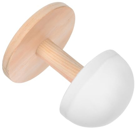 Ciieeo Tabouret de Repassage en Bois avec Coussin Rembourré Blanc Mini Planche à Repasser Portable pour Poignets Cols et Soutiens-Gorge Outil Polyvalent pour Couture et Entretien des