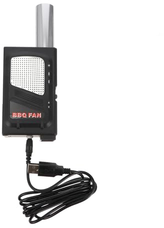 Healifty Soffiatore per Barbecue Portatile 5v USB Ventilatore Elettrico per Griglia Antincendio per Esterni Uso Domestico Accendifuoco Rapido Ventilatore Aria per Cucina All’aperto