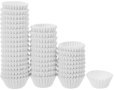 Lurrose 1000 Pirottini di Carta per Muffin da Forno, Facili da Usare e Versatili, Dimensioni 2,5x2cm, per Feste di Matrimonio e Dolci Artigianali