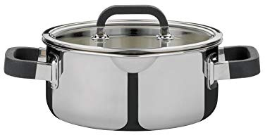 Spring Fusion 2+ 315500620 Stewing Pan Low with Lid Stainless Steel