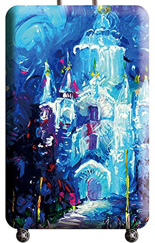 Hayisugal Kofferhülle Elastisch Kofferschutzhülle extra dick Gepäck Cover Reisekoffer Hülle Kofferschutz Luggage Cover Gepäckabdeckung Schutz Bezug, Schloss, XL (29-32 Zoll)