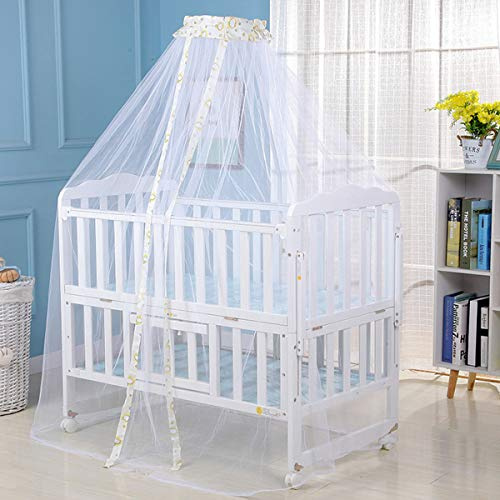 Tienda de Cuna para Bebé, Red de Domo, Mosquitera para Bebés y Niños, Cubierta de Red de Malla de Mosquito Plegable para Recién Nacidos, Protege Contra Las Picaduras de Mosquitos y Los Niños Pequeños