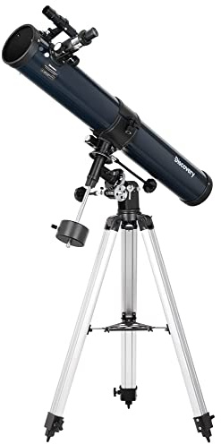 Discovery Spark 769 EQ Science Set of Reflecting Telescope on Sturdy Tripod, Book on Astronomy (Italian Edition) and Accessories – Suitable for Beginners