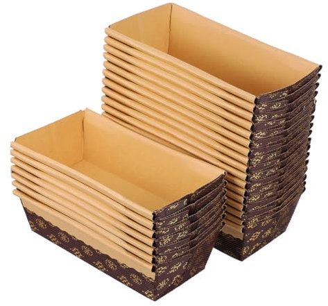 LIFKOME 25stücke Boot-förmige Toast Backen Pfannen Antihaft-toastform Laibbackform Für Kuchen Brotbackblech Küchenbackform Mit Gleichmäßiger Wärmeleitung Backofengeeignet