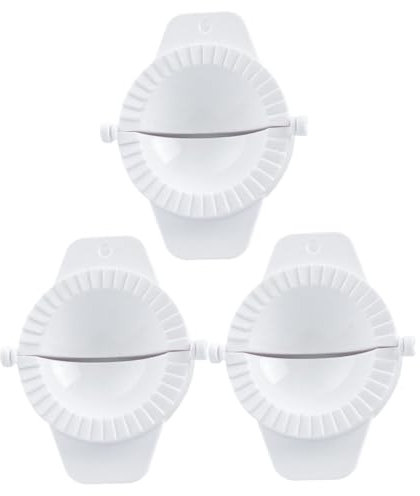 Mikinona 3pcs Manual Dumpling Maker Reusable Dumpling Press Mold Kitchen Tool for Pierogi Tortilla Press Maker