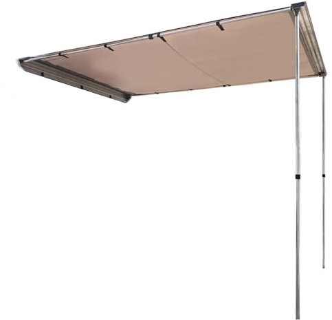 LYUCAYHQ Toldo Camper, Toldo Extraíble para Portaequipajes, Toldo Lateral Retráctil Resistente a la Intemperie para SUV, Camping y Overland (Hardware Incluido) (Size : 200 x 250cm(78in x 98in))