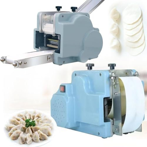 Macchina avvolgitrice per gnocchi commerciale, macchina per la lavorazione della pasta rotonda per wonton elettrica, macchina per la lavorazione automatica della pelle per gnocchi da 60 pezzi/min,70mm