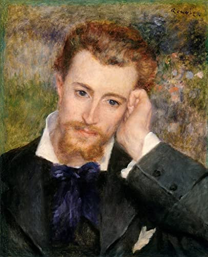 ENYLUFUT Berühmte Gemälde Leinwand Plakat Kunstwerk Dekor Eugène murer Hyazinthe eugène meunier von pierre auguste renoir Wandkunst Bild Druck für Heimtextilien 60x90cm