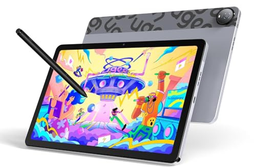 UGEE Pad Drawing Tablet No Computer Needed,Android 14 tablet drawing Stand for 7000mAh+18W Battery,6GB+128GB Fun Drawing Pad 2K Ultra HD Large Screen with Full-Laminated Screen,Standalone Tablet 10.36