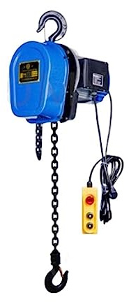 Treuil électrique portatif Palan à chaîne électrique 1 tonne palan électrique grue de levage grue domestique palan à chaîne inversé haute efficacité(2)