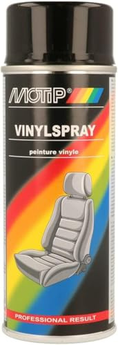 SuperGift.com 400ml, Leather & Vinyl Spray Paint, Professional Car Seat Leather Restoration (Black)
