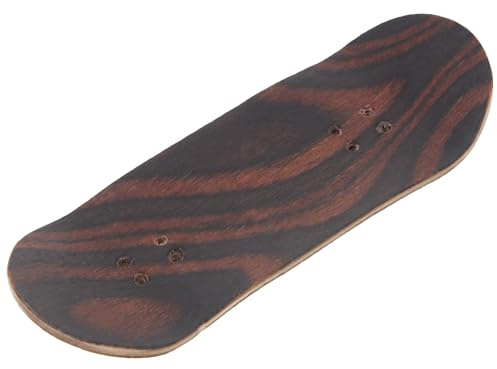 Homoyoyo Selbstgemacht Fingerboard Holzdeck aus Ahorn mit Glatter Oberfläche und Grate Selbstgemacht Finger Skateboard Ersatzteil für Freunde des Fingerboard Sports