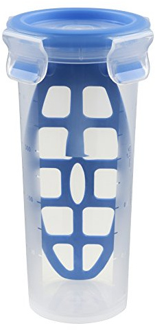 Tefal 3100518492 Masterseal Fresh-Shaker gradué-0.5l, Plastica, Blu, 9,2 x 9,2 x 17,7 cm