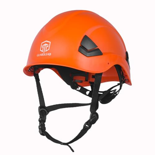Casco Cantiere, Ventilato, Elmetto Cantiere con EN 397, ANSI Z89.1, Casco da Lavoro approvato per industria e costruzione