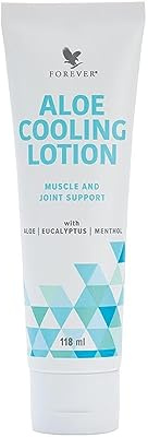 Forever Living - Aloe Cooling Lotion - 118 ml | Mit Aloe Vera, Menthol, Eukalyptus und MSM, zieht schnell ein, kühlende Hautpflege nach körperlicher Aktivität