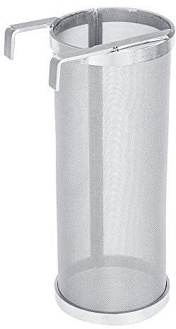 TopHomer (10 * 25cm/4x10inch) Edelstahl Bierbrauen Filter 300 Micron Hausgemachte Brauerei Bier Hopfen Mesh Filter Sieb mit Haken Kettle Brew Filter