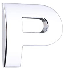 TOPPERFUN Abziehbild Aufkleber nach Zahlen schwarze Zierleiste Alphabet-Aufkleber buchstaben aufkleber Dekor Autoaufkleber Auto Aufkleber Metall Auto-Emblem Wagen Applikationen 3d schmücken