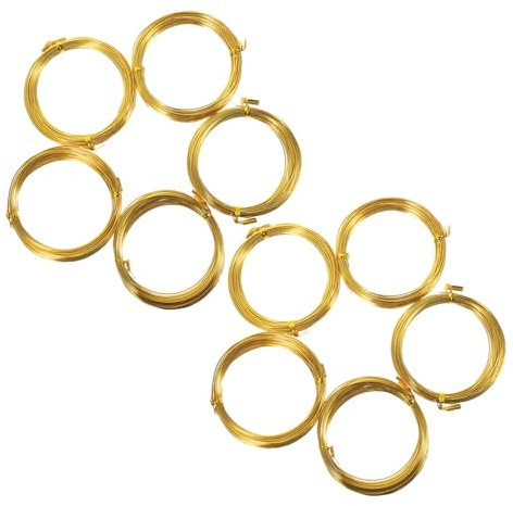 Operitacx 10 Rollen Bonsai-draht Pflanzen Kletterdraht Bonsai-trainingsdraht-kit Bonsai-trainingsdraht-Set Pflanzenstützdraht Bonsaibaumdraht Anlage Aluminium Steigen Weben