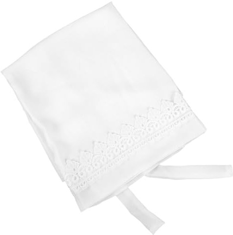 CAXUSD 1stücke Braut Schleier Mit Spitzeneinsatz Hochzeitsaccessoire Für Mittelalterliche Kostüme Für Halloween Cosplay Und Festliche Anlässe