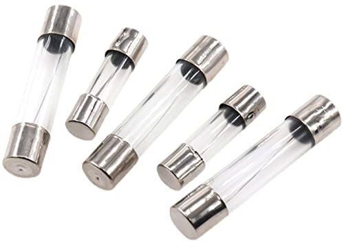 5 * 20 6 * 30 Glassicherung Schnelle Sicherung 250V 0.1A 0.2A 0.5A 1A 2A 3A 3.15A 4A 5A 6A 7A 8A 10A 12A 15A 20A 30A Quick Blow 5x20mm 6x30mm Ersatzsicherung (Color : 7a, Size : 5x20mm 10PCS)