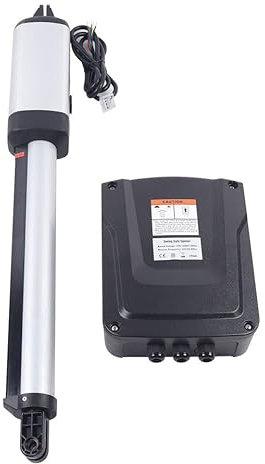 Azionamento automatico porta apriporta elettrico, set da 50 W, 300 kg, chiudiporta scorrevole, completo di 2 telecomando, pulsante e chiave di scatto