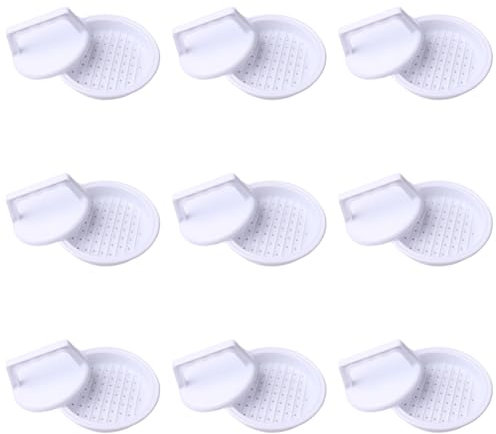 Fiorky 9pcs Burger Press, Kitchen Tool Stuffed Burger Press Grilling Accessory Burger Press Patty Maker Burger Press Meat Grill BBQ Burger Maker Mould for BBQ,Stuffed Burgers,Beef Burger