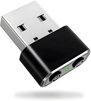 AXFEE 3 Modi Maus Jiggler, USB Mouse Mover mit EIN/AUS-Schalter, Nicht Nachweisbar USB Mouse Mover, Maus Beweger, Treiberfrei, Plug & Play, Hält Computer/Laptop Wach, Mausbeweger Homeoffice