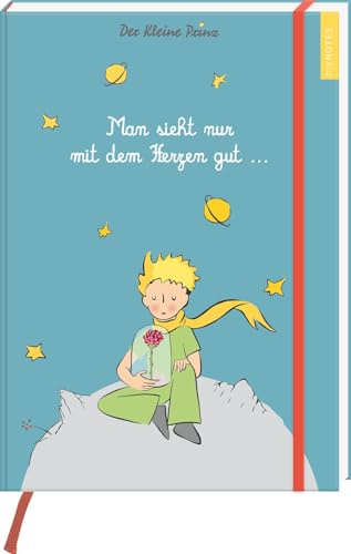 myNOTES Papeterie: Der Kleine Prinz Notizbuch A4: Man sieht nur mit dem Herzen gut ... | Maxi-Blankbook DIN A4, gepunktet, für große Ideen und Notizen