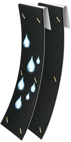 Gutter Noise Dampener, 2PCS Adjustable Silencer Insert, Portable Drainage Ditch Noise Reducer, Soundproof Tool for Household Pipes, Rainwater Drains, Gutters