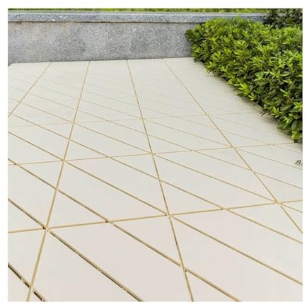Azulejos De Plástico Entrelazados para Exteriores, Suelo de Exterior Todo Tipo de Clima Antideslizantes Fácil de Instalar Y Desmontar para Piscina Balcón Patio Trasero Porche Café C2 11pcs