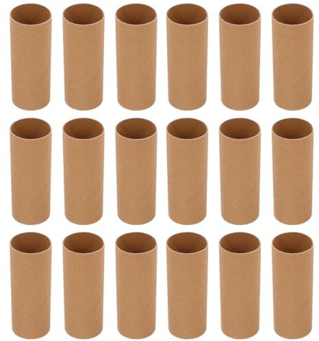 Yardwe 20 Pcs Round Cardboard Tubes 3.94In Diameter Diy Paper Tubes for Crafts School Projects Kids Art Activities Versatile Crafting Tubes