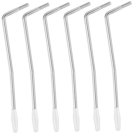 ULTECHNOVO 6pcs Thread Precision Electric Guitar Tremolo Arm Set Replacement Vibrato Arm for Tremolo System for Stable Tuning and Enhanced Performance