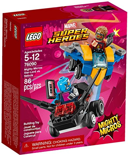 LEGO Marvel Super Heroes 76090 Mighty Micros: Star-Lord vs Nebula Konstruktionsspielzeug, bunt