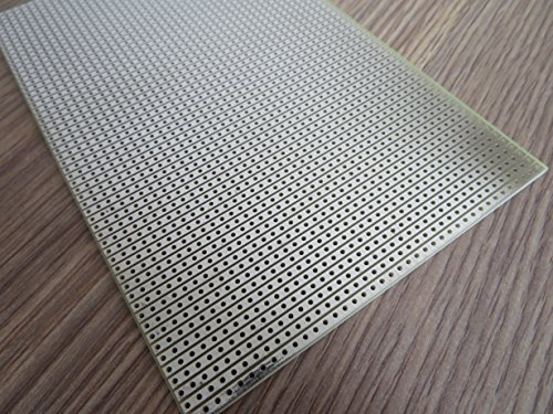 Veroboard Stripboard Fibreglass FR4 Prototype Paper PCB Board Experiment Matrix Circuit Board 100 x 150 mm 10 x 15 cm Pack of 2