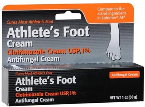 Taro Clotrimazole Antifungal Cream USP 1% - 1 oz, Pack of 4