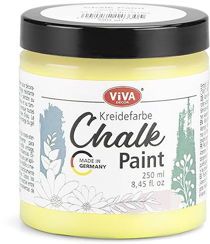 Viva Decor Chalk Paint - Kreidefarbe 250 ml - Melted Vanilla - Gelb