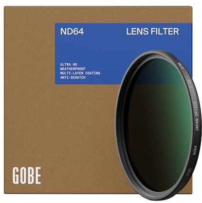 Gobe 55mm ND64 (6 Stop) ND Lens Filter