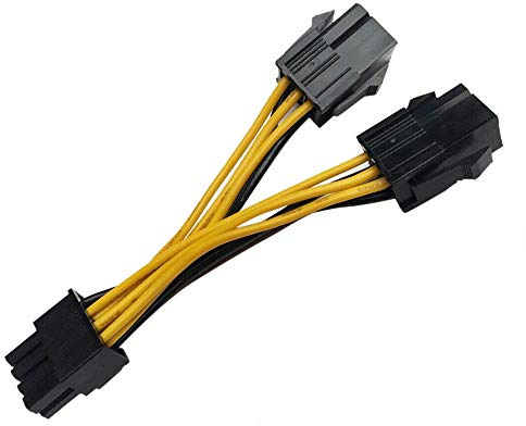 Gintai PCIE - Cavo di Alimentazione VGA per Scheda Grafica NVIDIA Dual | 6 Pin Femmina a 8 Pin
