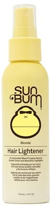 Sun Bum Hair Lightener Spray – Für blondes bis mittelbraunes Haar – UV-Schutz – Mit Ananas und Meyer-Zitrone angereichert – Vegan – 118 ml | Für blonde bis mittelbraune Haartypen - UV schützend - Angereichert mit Ananas und Meyer-Zitrone - Vegan