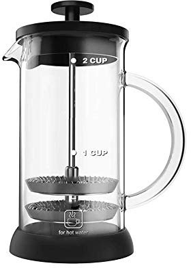 XIXIDIAN Cafetière, 304 Acier Inoxydable Double Couche de café avec Filtre à la Maison, Camping, Voyager (Size : 600ml)