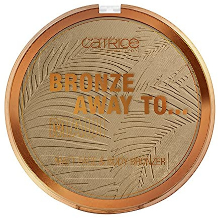 Catrice Bronze Away To... Matt Face & Body Bronzer, Nr. C01, Braun, sofortiges Ergebnis, matt, für trockene Haut, für Mischhaut, vegan, ohne Parfüm, ohne Alkohol, ohne Parabene, 1er Pack (30g)