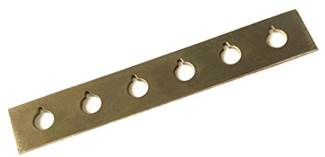 Jiayouy Akustikgitarre, Steg, Lochschlitz, Reparaturplatte, Hardware-Gitarre, Ersatzteile, Aluminiumlegierung (Standard-Typ)