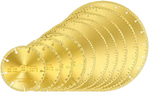 1 Pc Lame De Scie Diamantée Brasée Pour Acier Métal Pierre Fonte Barres D'armature Aluminium Tout Usage Entrepreneurs De Démolition Disque De Coupe,150x22.23mm