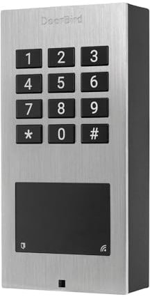 DoorBird A1121 Aufputz IP Zutrittskontrollsystem | Zutrittskontrolllösung mit Keypad, RFID und Bluetooth, in Edelstahl V4A