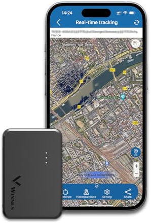 4G Traceur GPS Caché pour Voiture Moto Camion Vélo Enfant Aimant intégré pour Un Placement Fixe et sécurisé Suivi en Temps réel en Europe Royaume-Uni États-Unis Abonnement requis