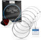 TOREROMUSIC® - Gitarrensaiten E Gitarre (010-046). Premium E-Gitarren Saiten im 6-Saiten-Set für elektrische Gitarre. Inklusive 3 Plektren gratis.